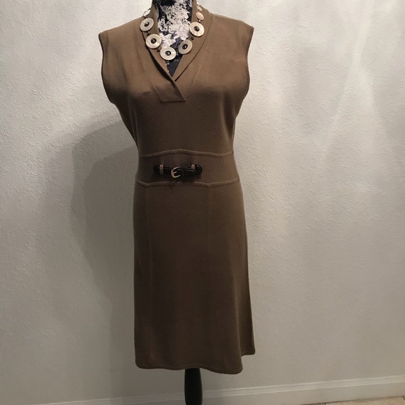 Calvin Klein Sweater Dress INCLUDES Necklace - Picture 1 of 4